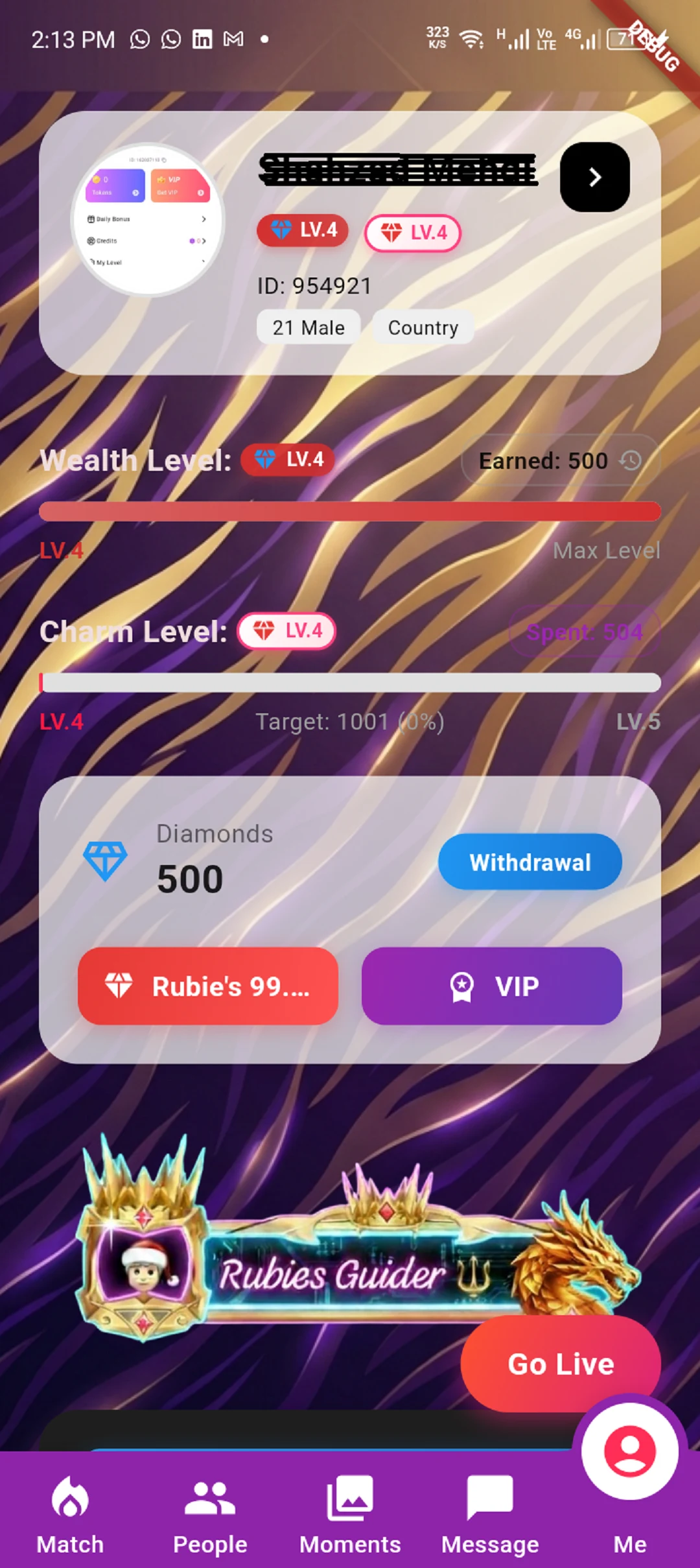 Zeego live video chat party screenshot